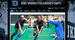Desktop Screenshot of dukefieldhockeycamps.com