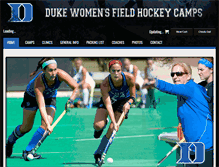 Tablet Screenshot of dukefieldhockeycamps.com